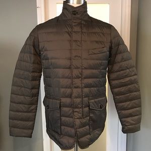 Woolrich Down Puffer ZIPP/SNP BUTTON SZ.M Gry NWOT